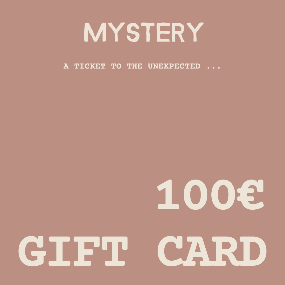 MYSTERY - GIFT CARD